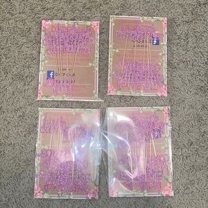 F*uck Cancer Pink Glitter Cupcake Toppers NWT